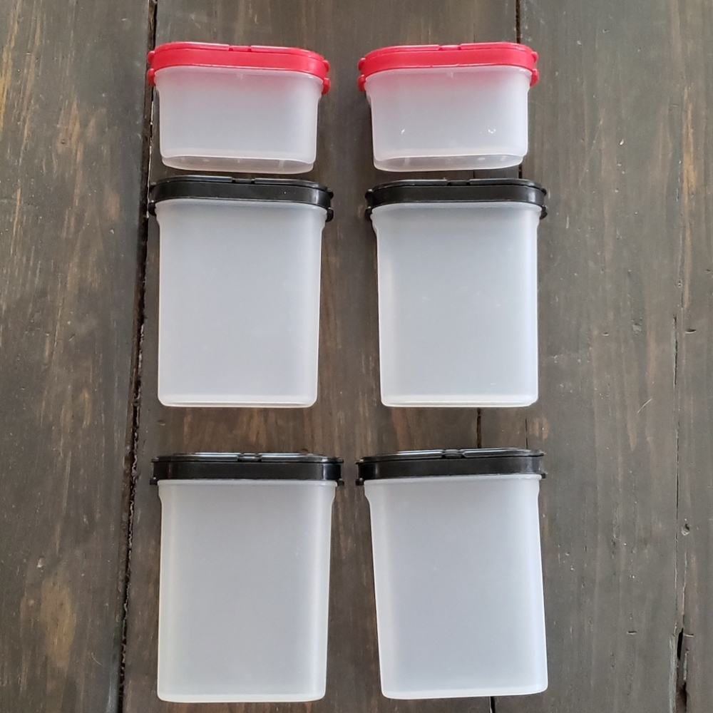 Tupperware seasoning containers